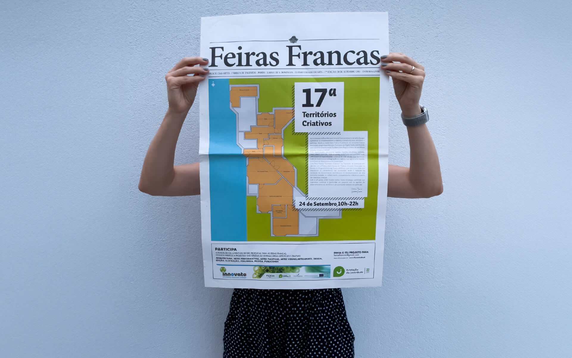 Ferias Francas Newspaper Illustration