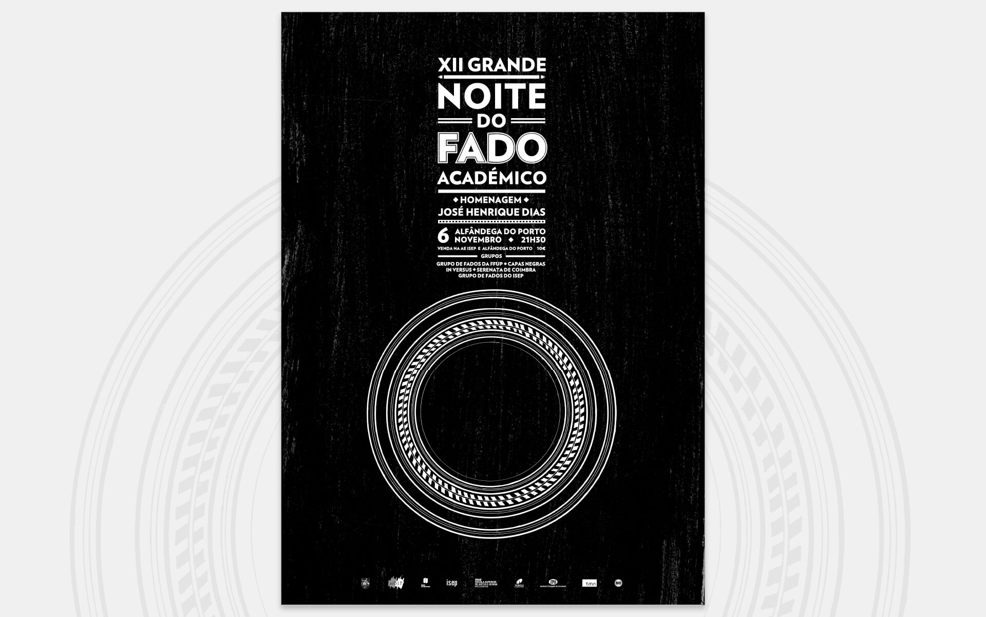 XII Grande Noite do Fado Académico Poster