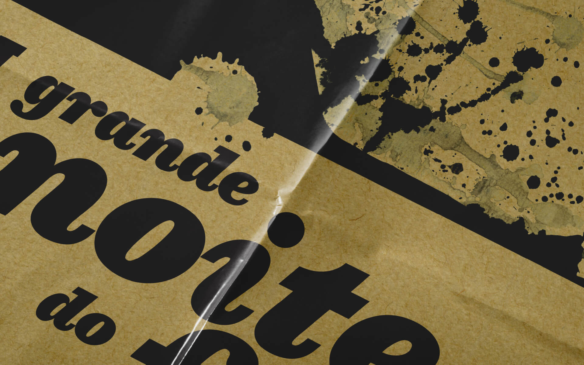 Close up of mupi for "XI Grande Noite do Fado Académico"