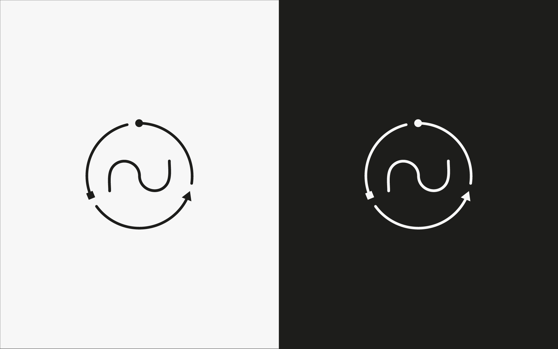 Nundel Technologies Logos in positive and negative