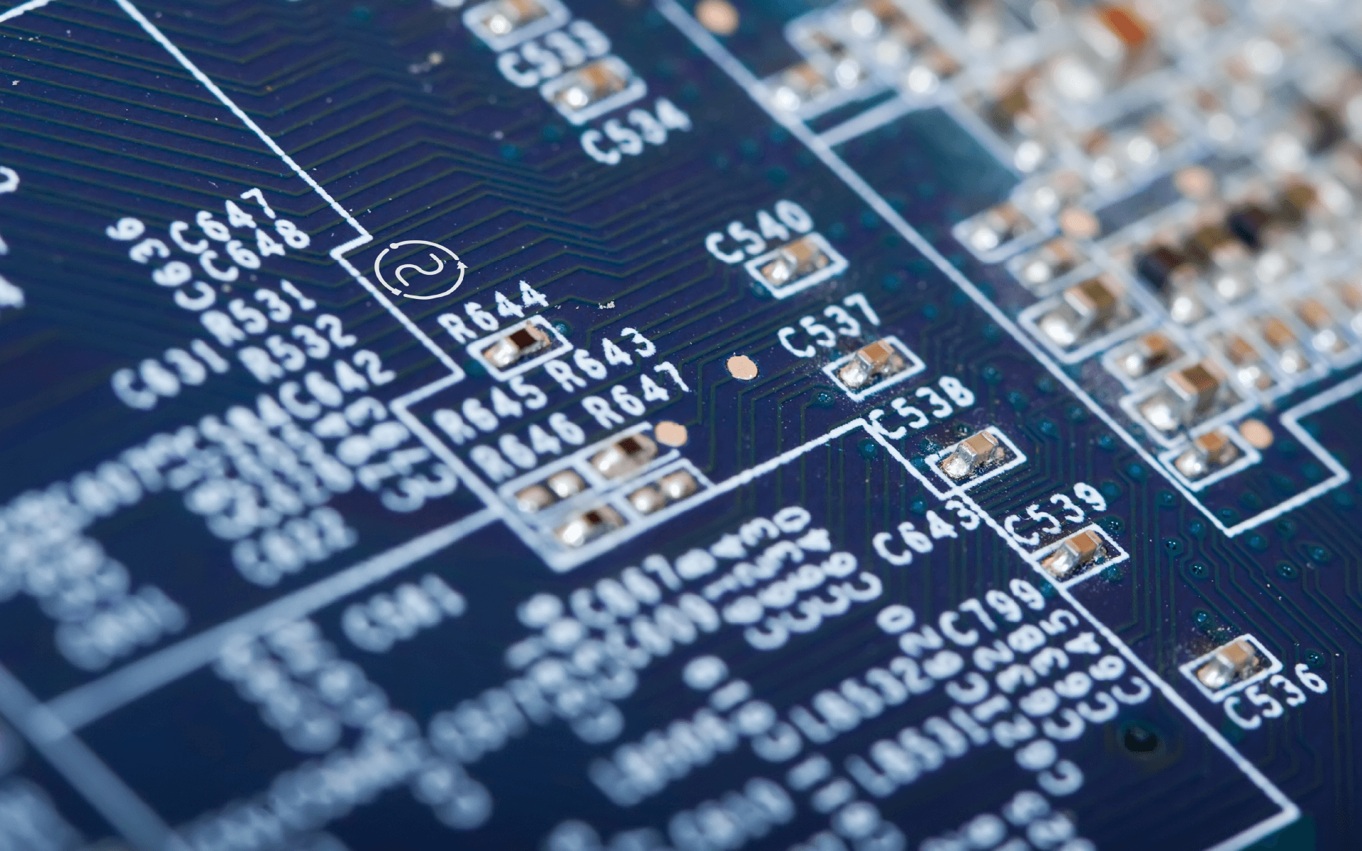 Nundel Logo applied to a PCB