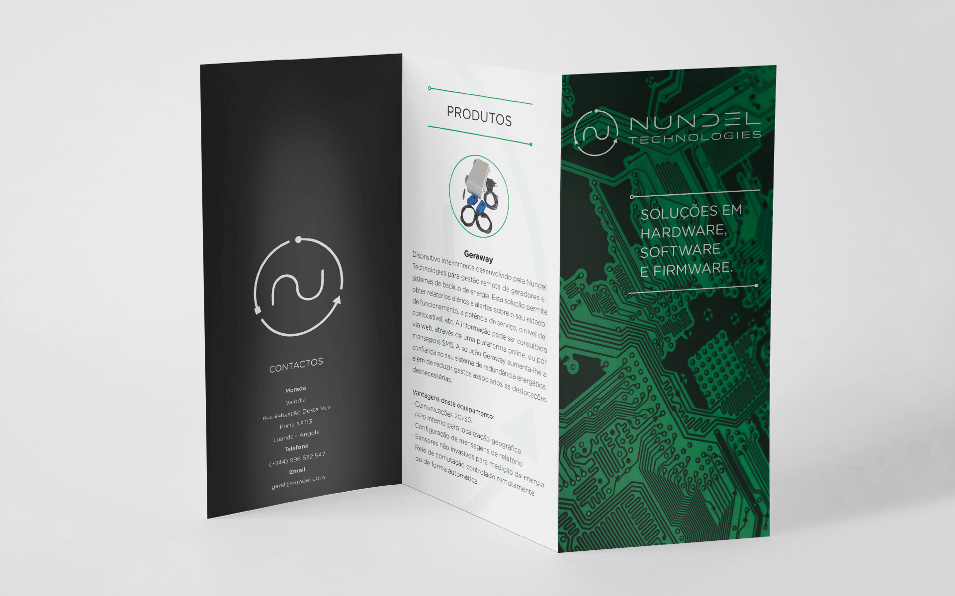 Nundel Technologies trifold
