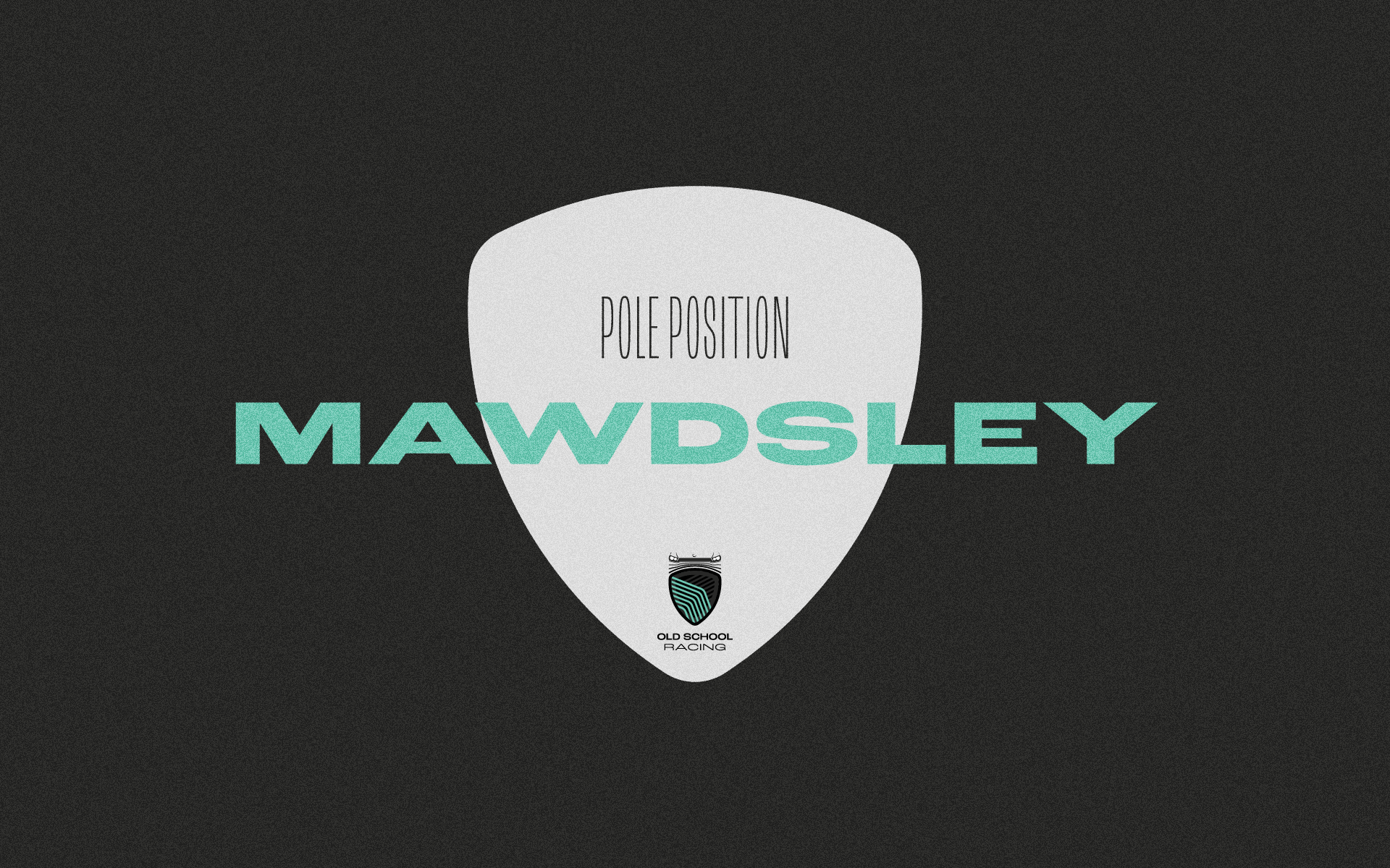 Old School Racing Branding Application with Message