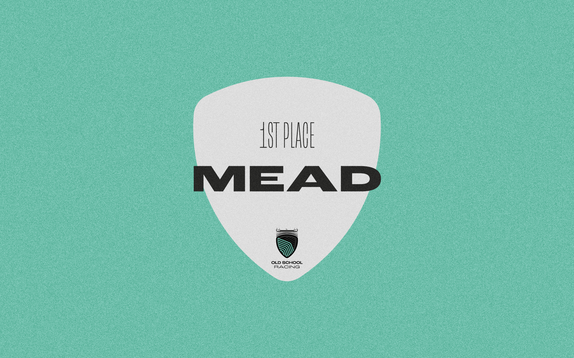 Old School Racing Branding Application with Message