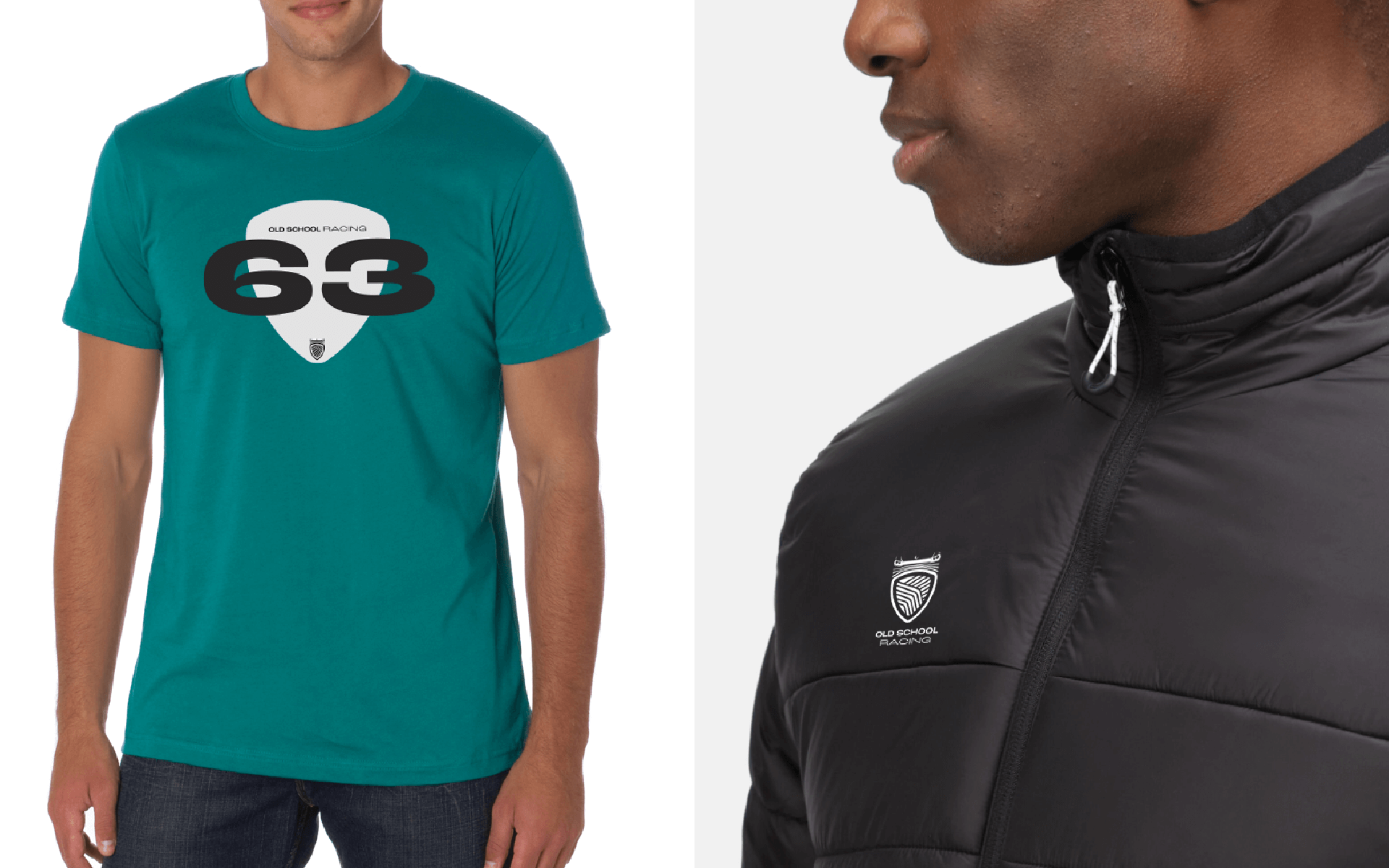 T-Shirt and Jacket for Old School Racing