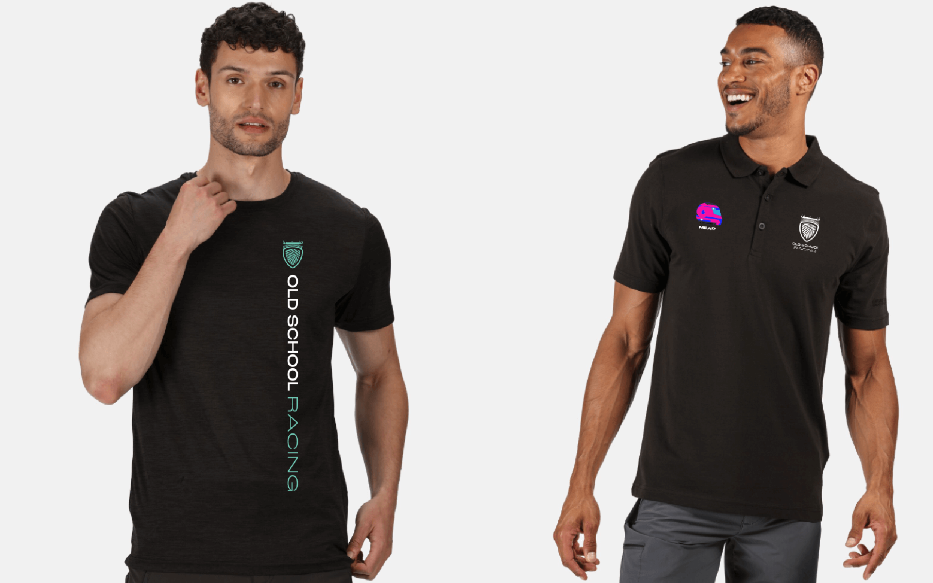 T-Shirt and Polo for Old School Racing