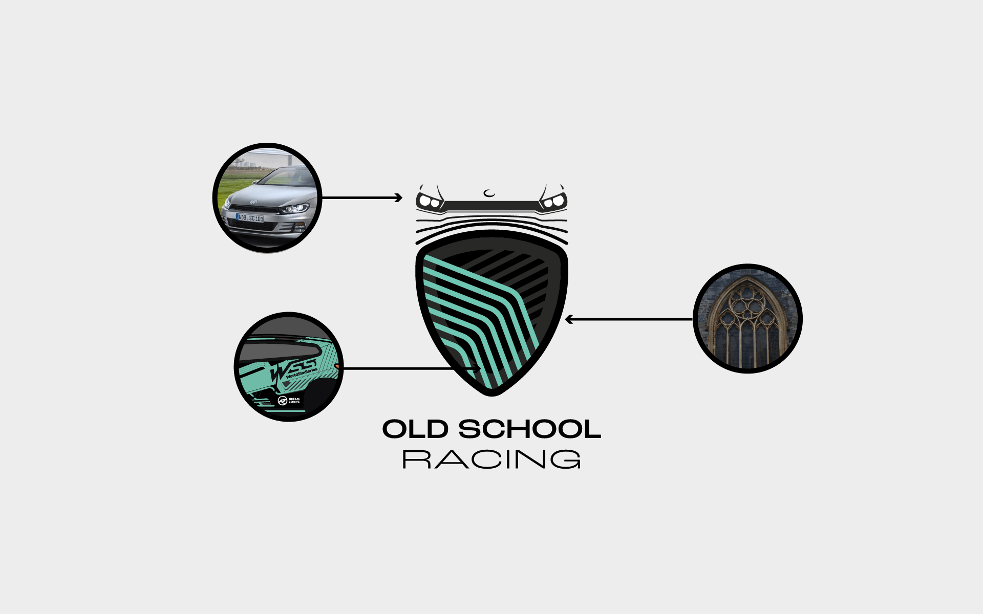 Old School Racing Logo References