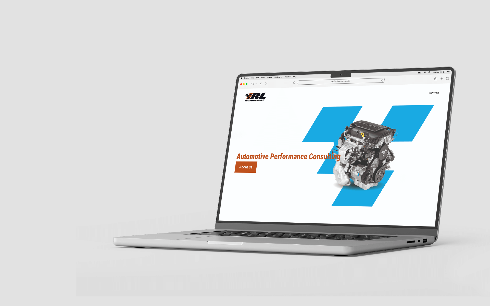 RL Motorsport Landing Page