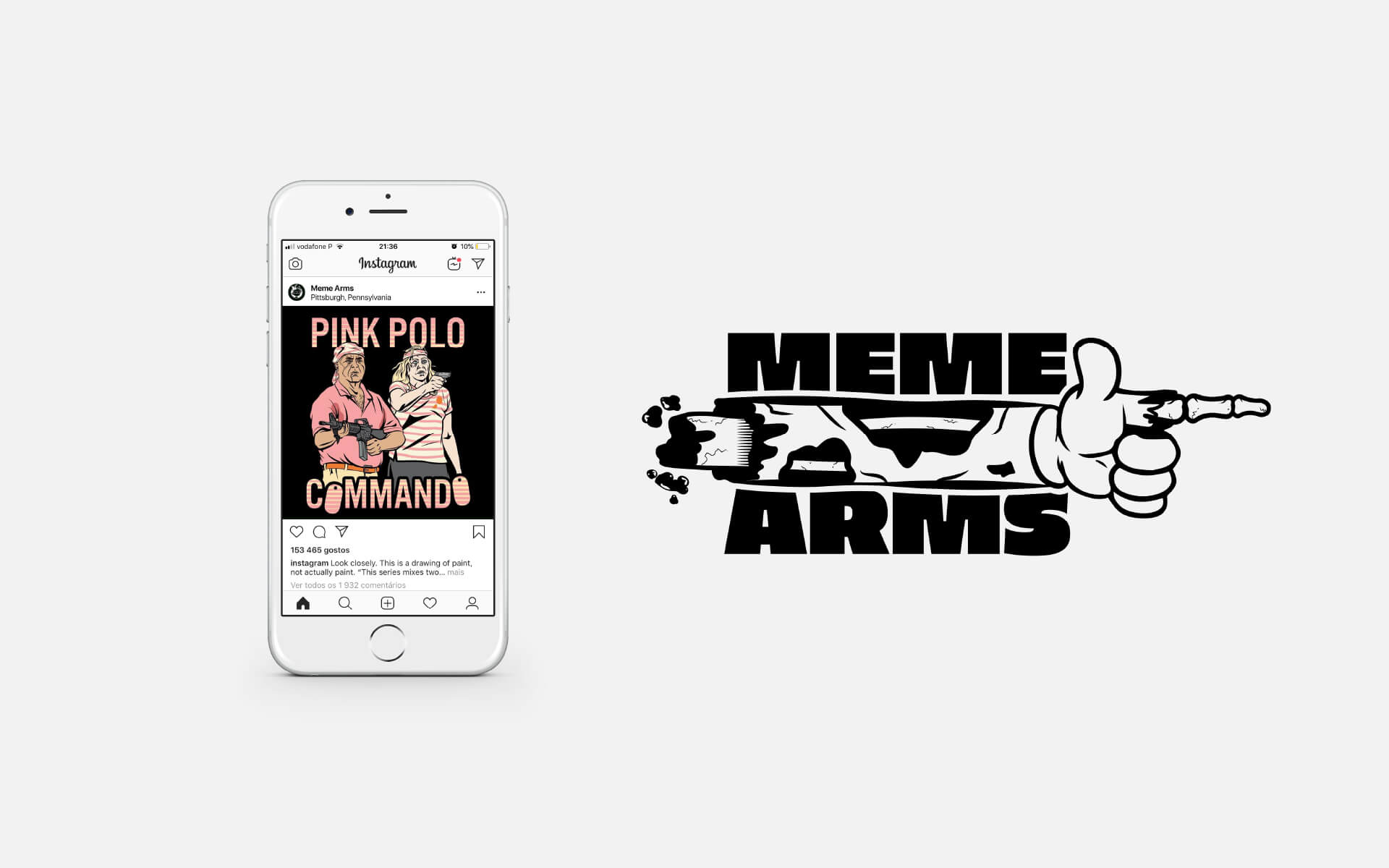Meme Arms Social Media