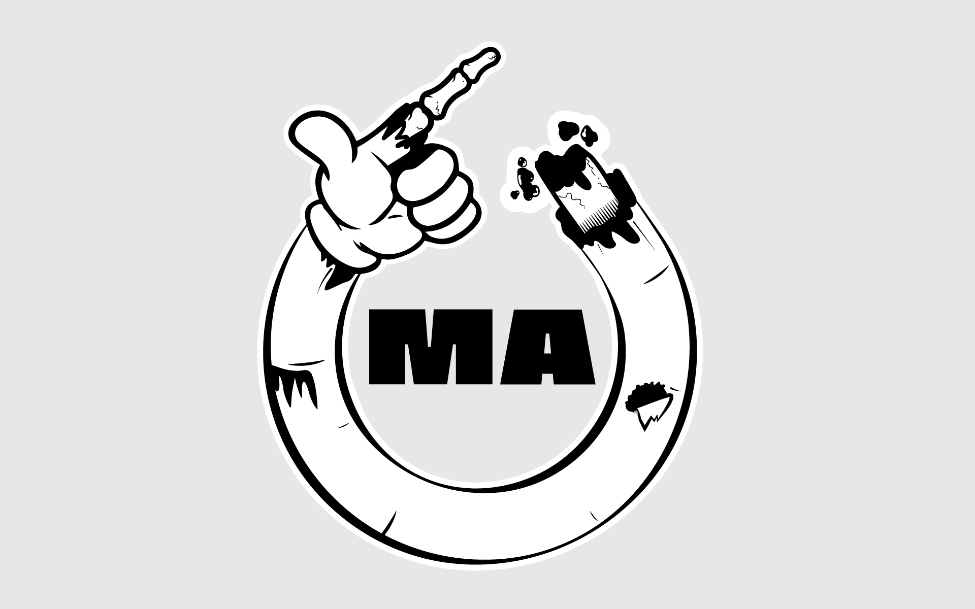 Meme Arms Branding Logo Alternative