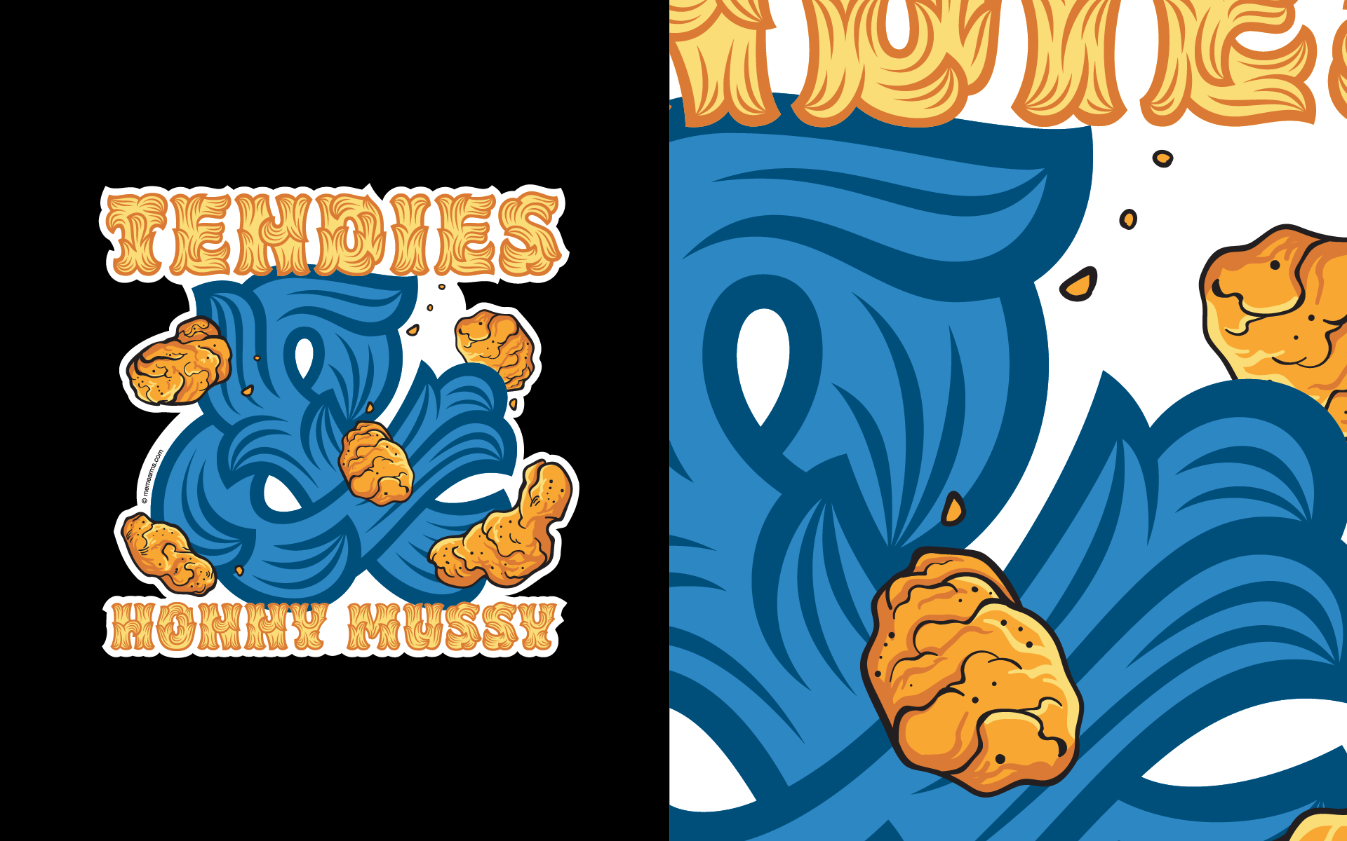 Meme Arms Sticker Detail Tendies