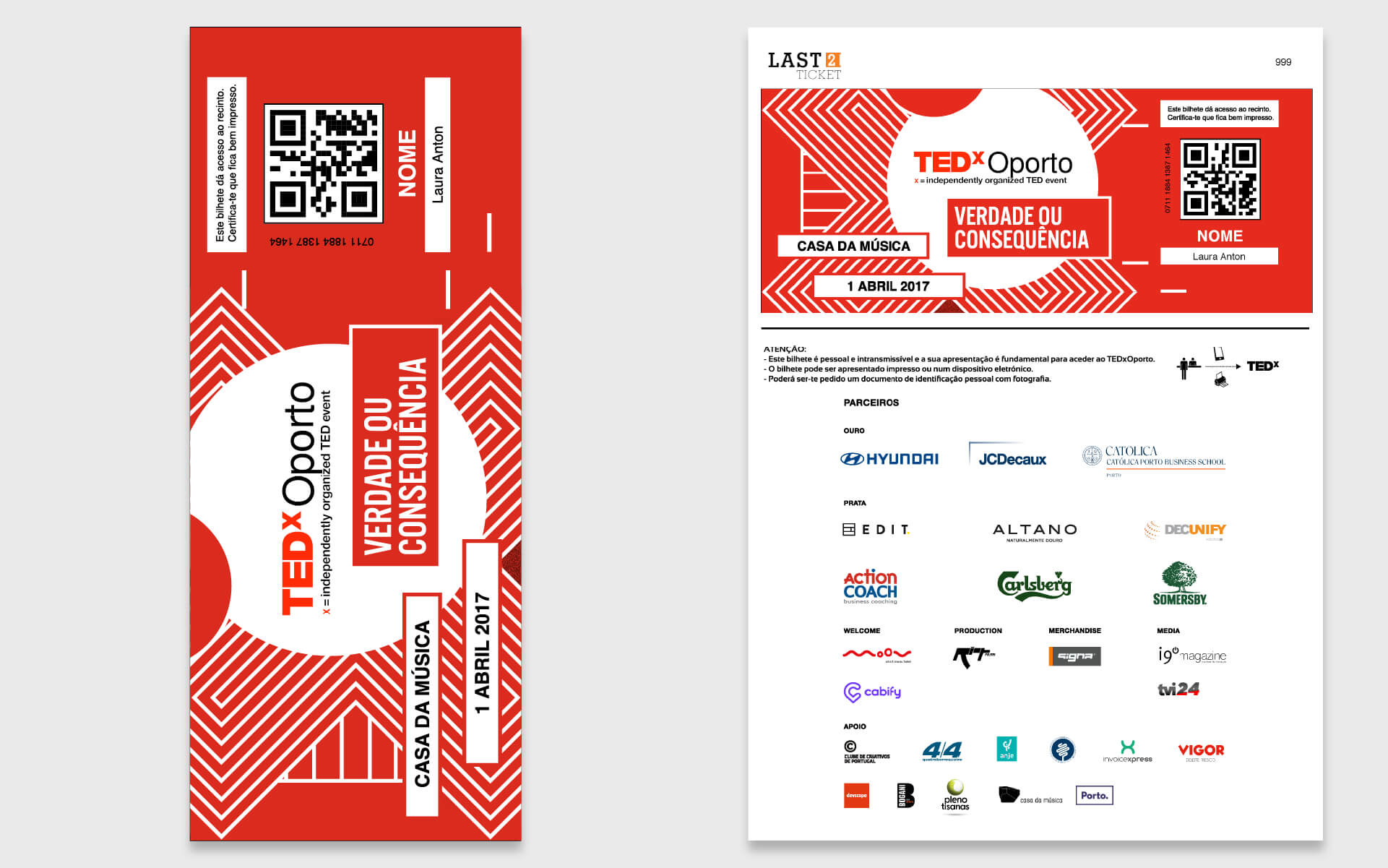 TEDxOporto 2017 Ticket