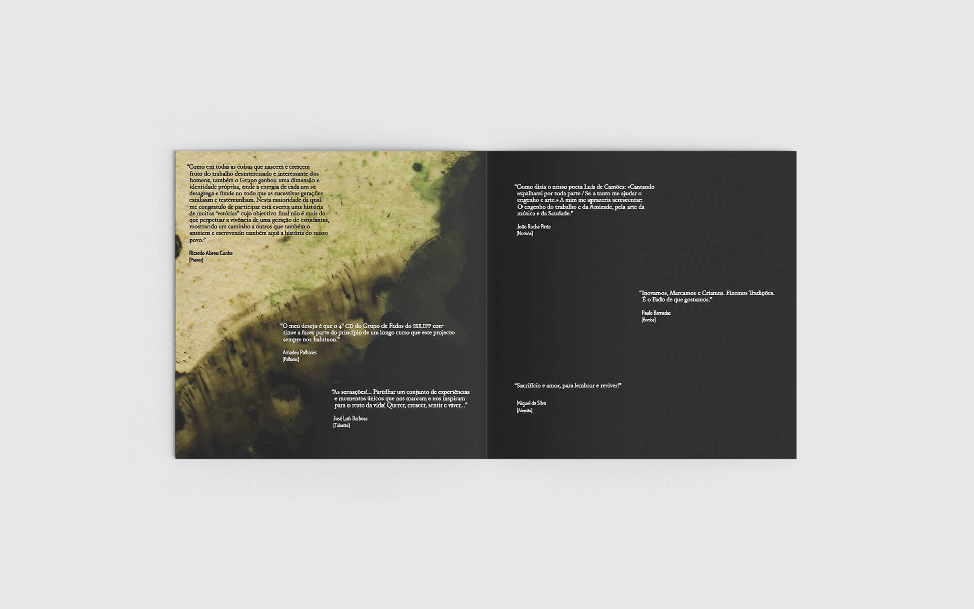 Hora Torguiana Booklet Spread with background