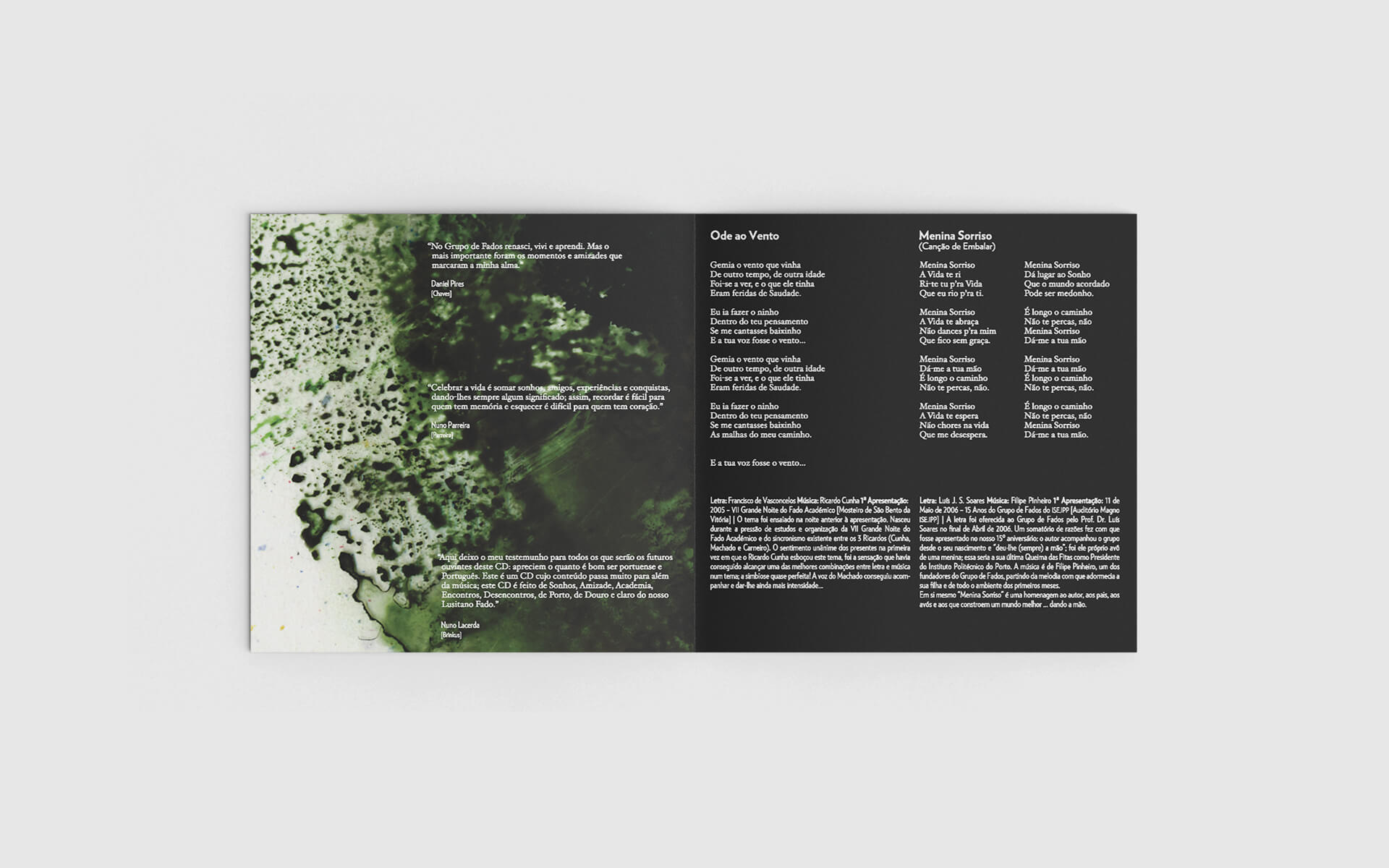 Hora Torguiana Booklet Spread with background