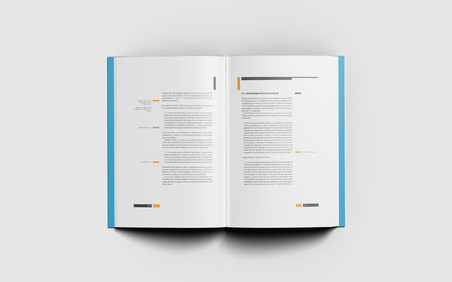 Manuais Digitais EVT Editorial Design Chapter 3 Spread