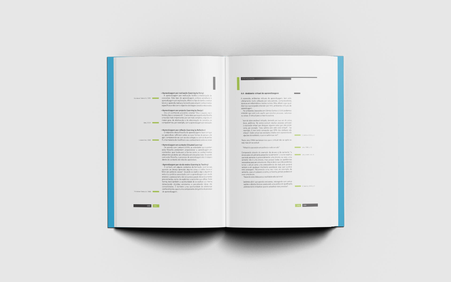 Manuais Digitais EVT Editorial Design Chapter 4 Spread