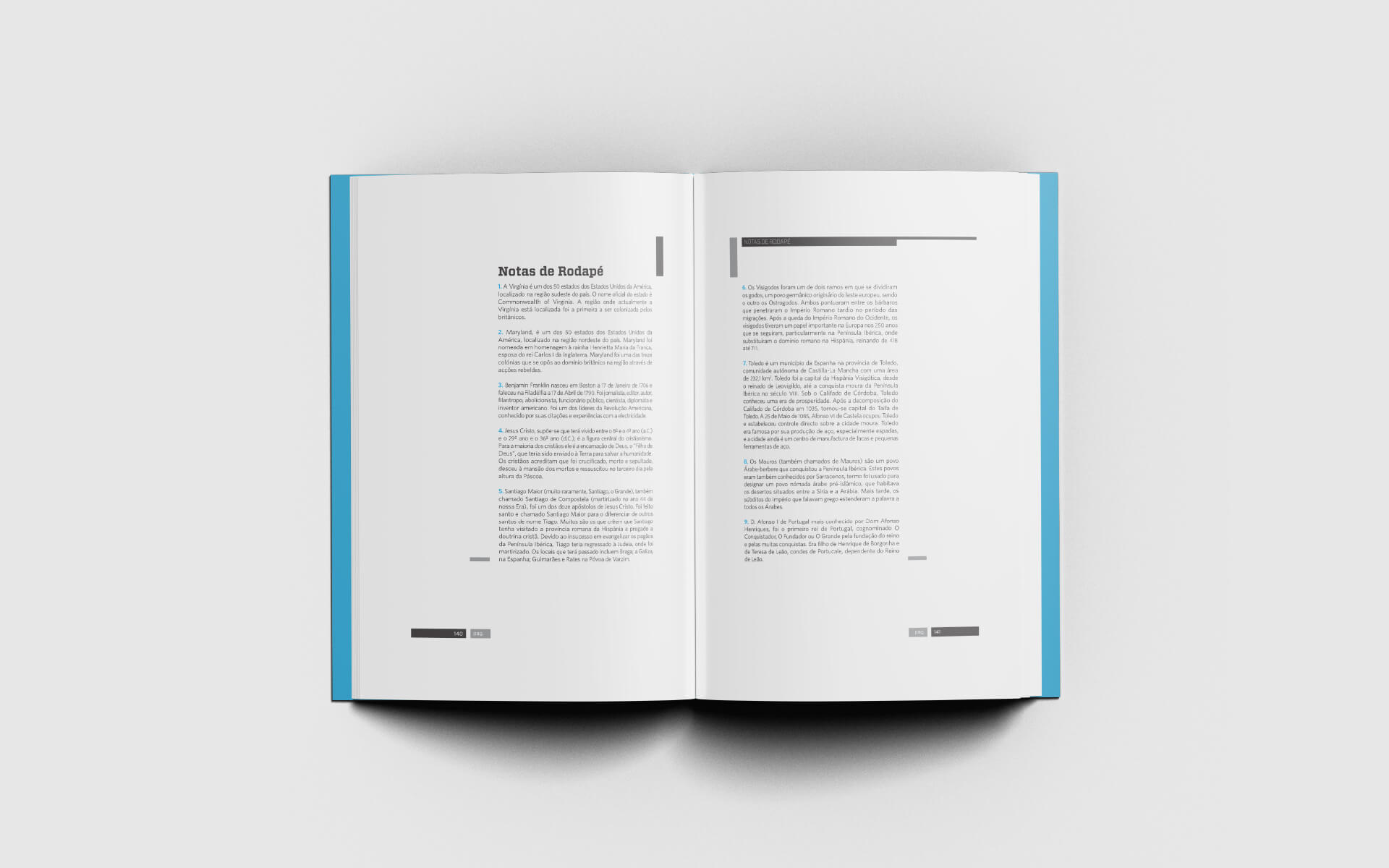 Manuais Digitais EVT Editorial Design Footnotes