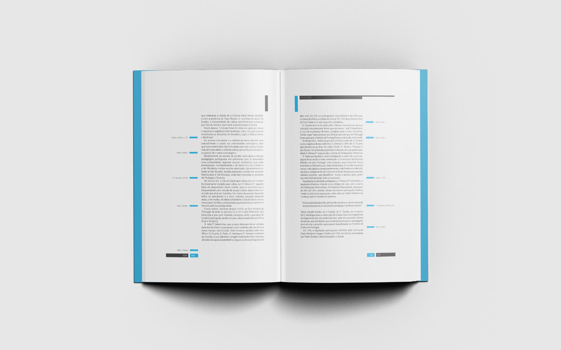 Manuais Digitais EVT Editorial Design Chapter 1 Spread