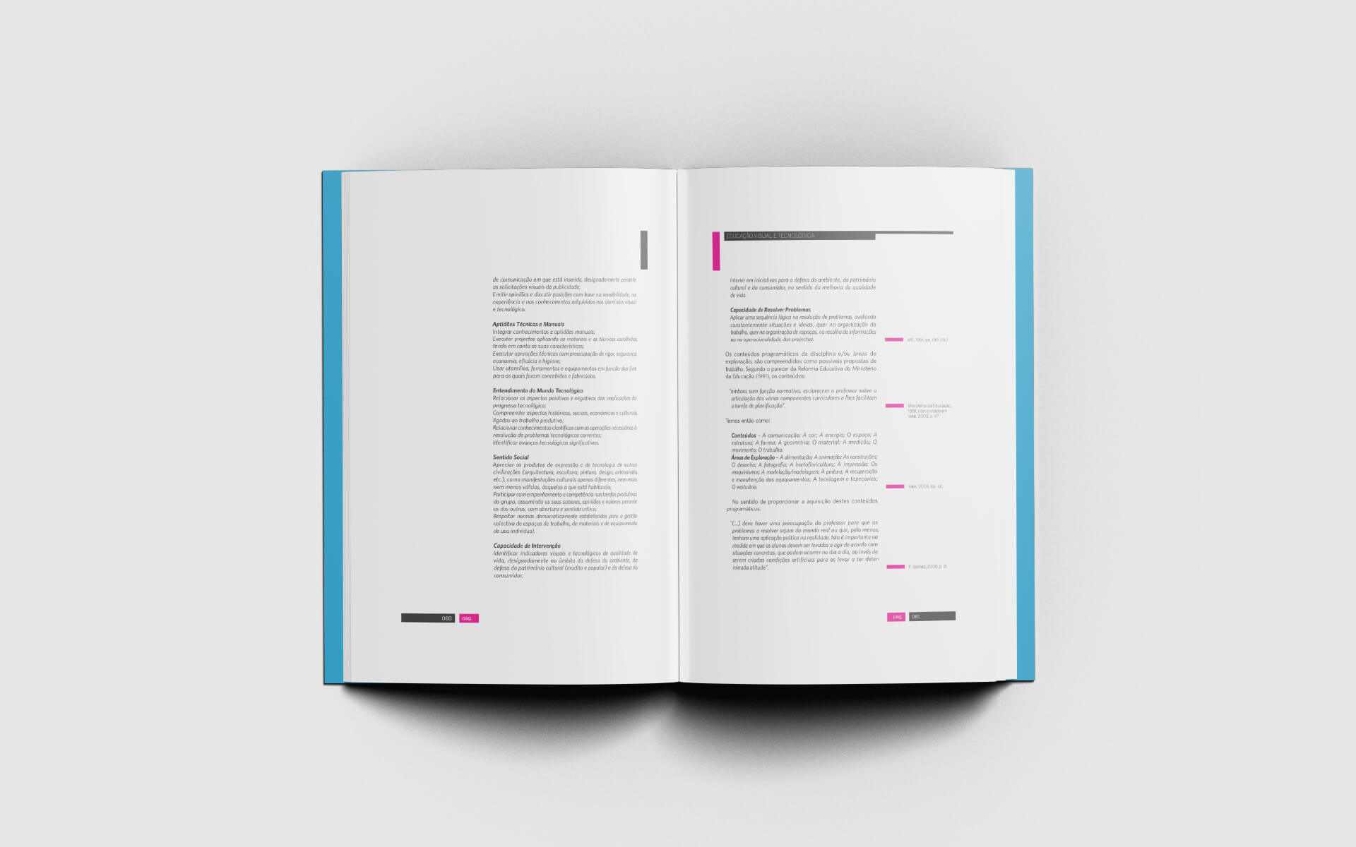 Manuais Digitais EVT Editorial Design Chapter 2 Spread