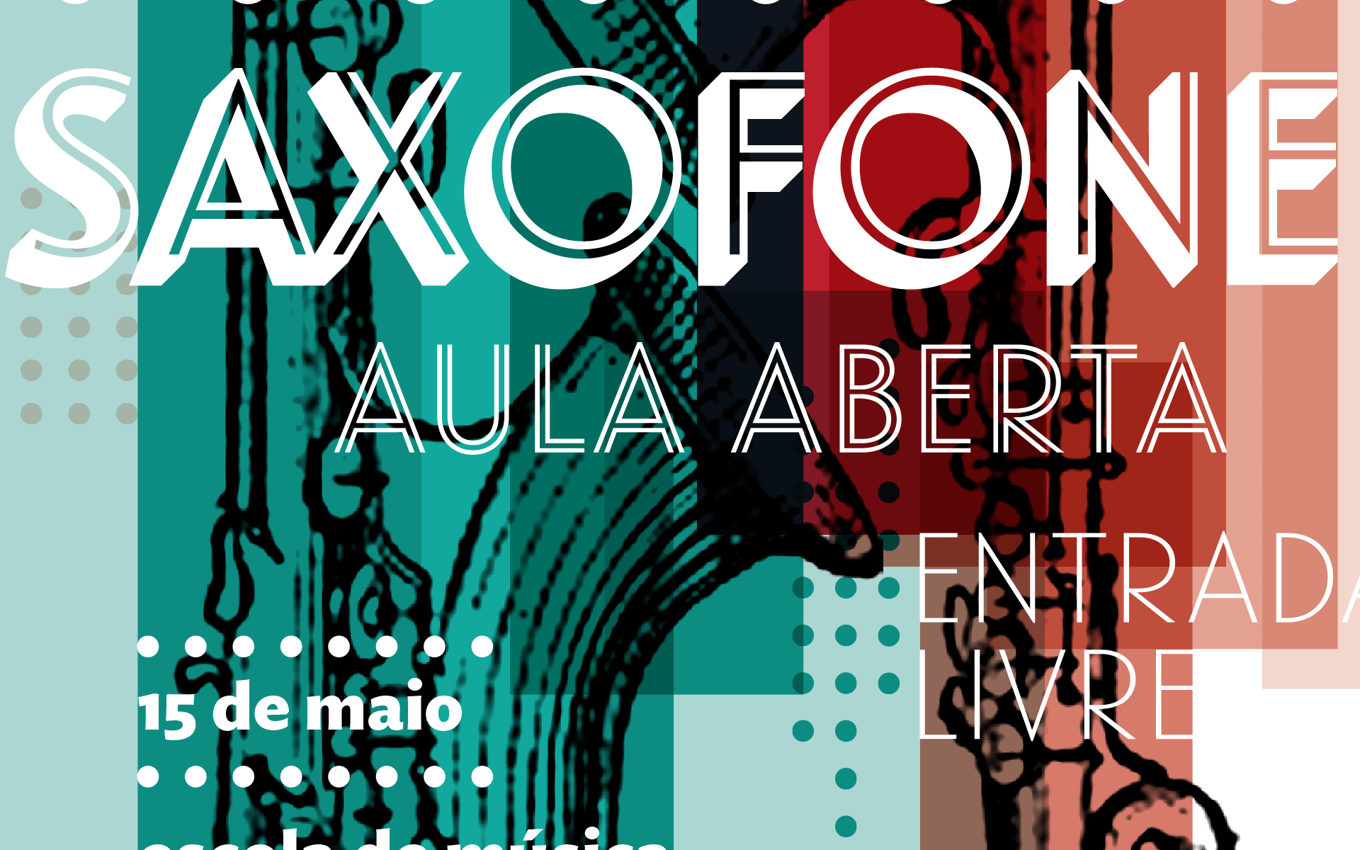 Sete Notas Master Class Poster Series - Saxophone Detail