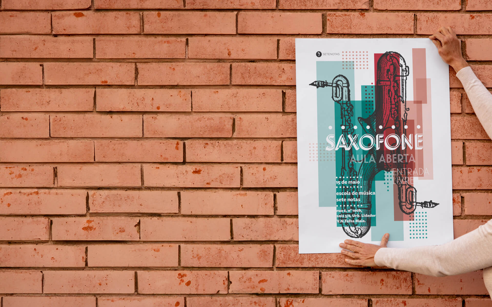 Sete Notas Master Class Poster Series - Saxophone Wall
