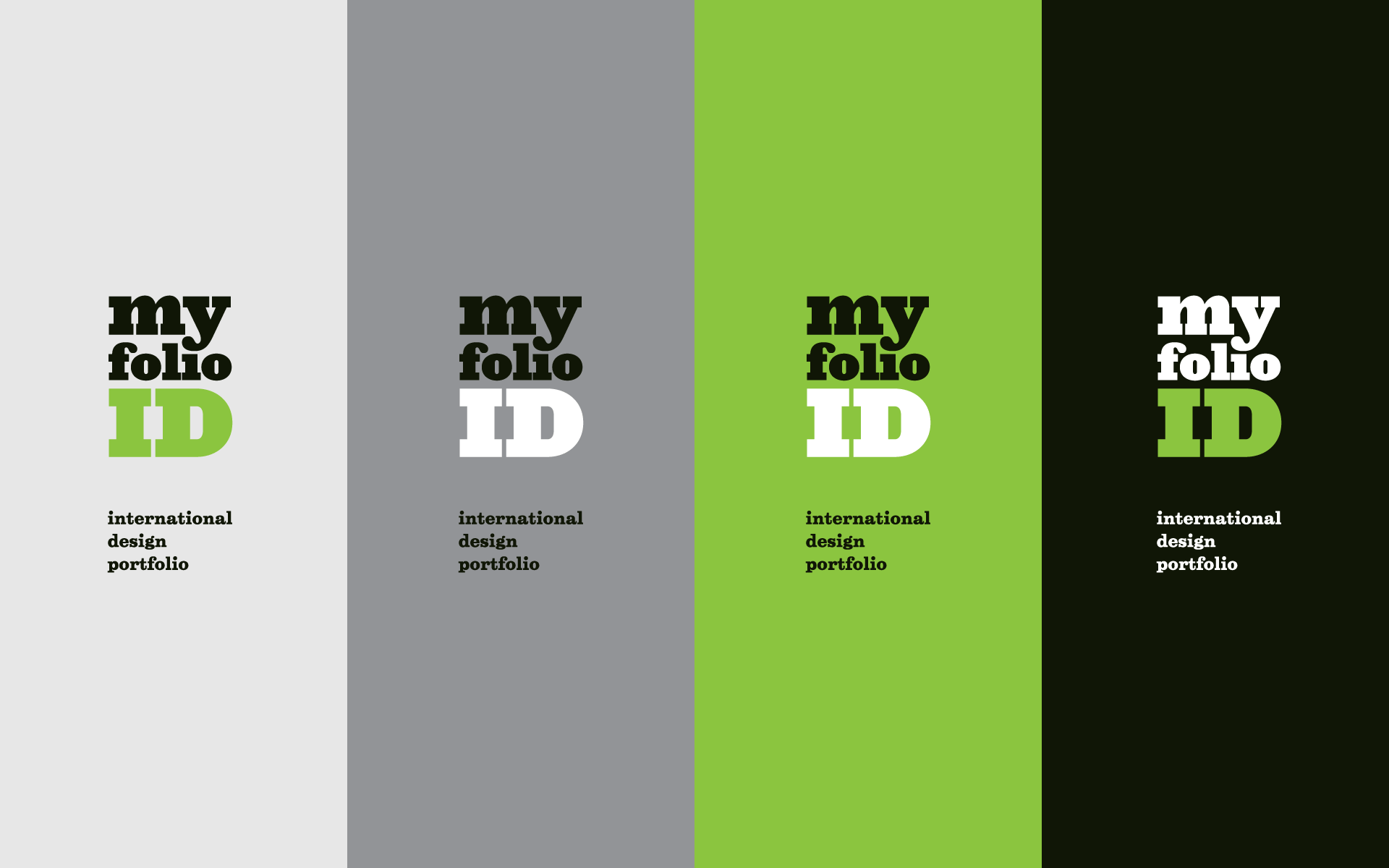 MyFolioID Branding Logo Variation