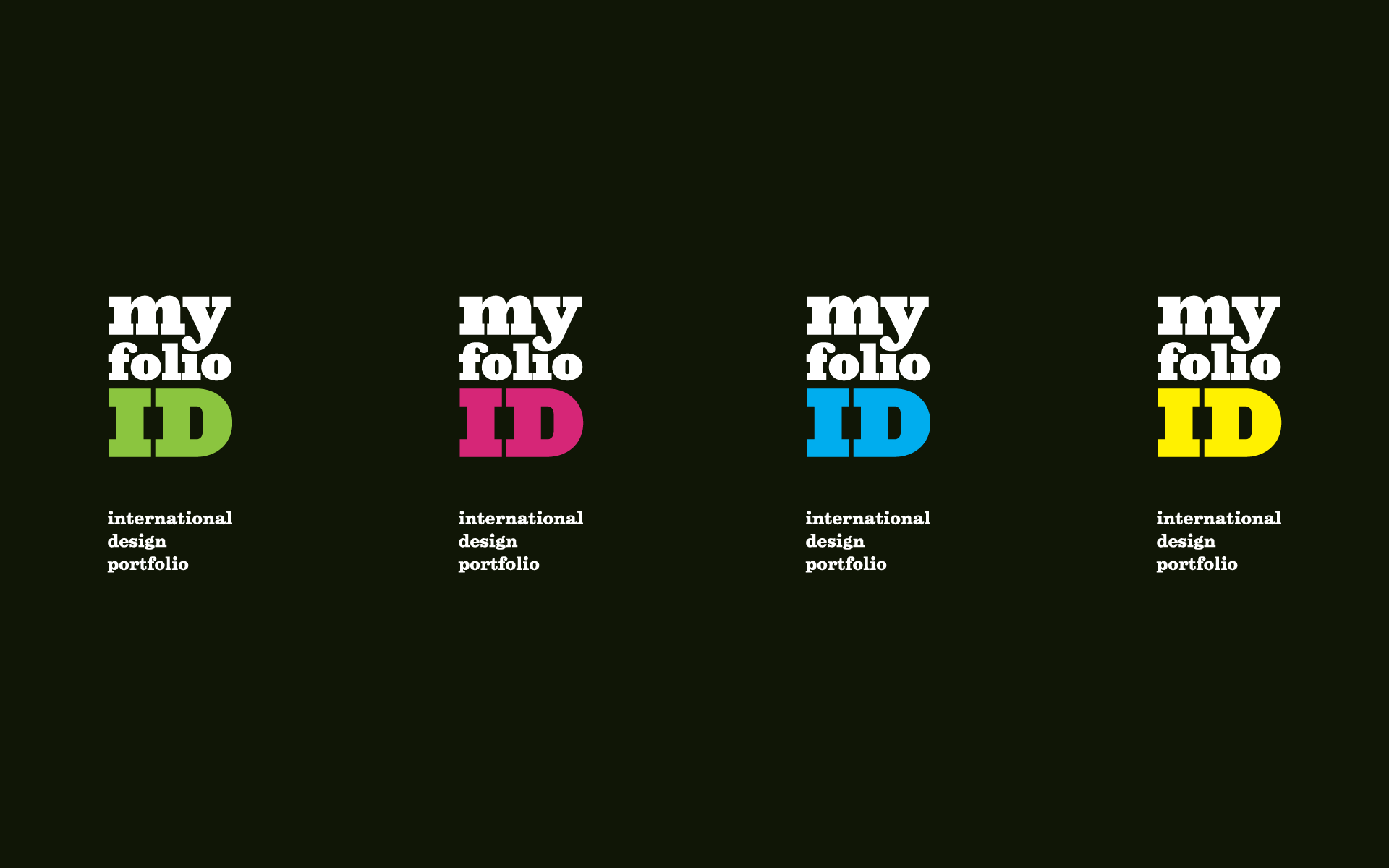 MyFolioID Branding Logo Different Signatures