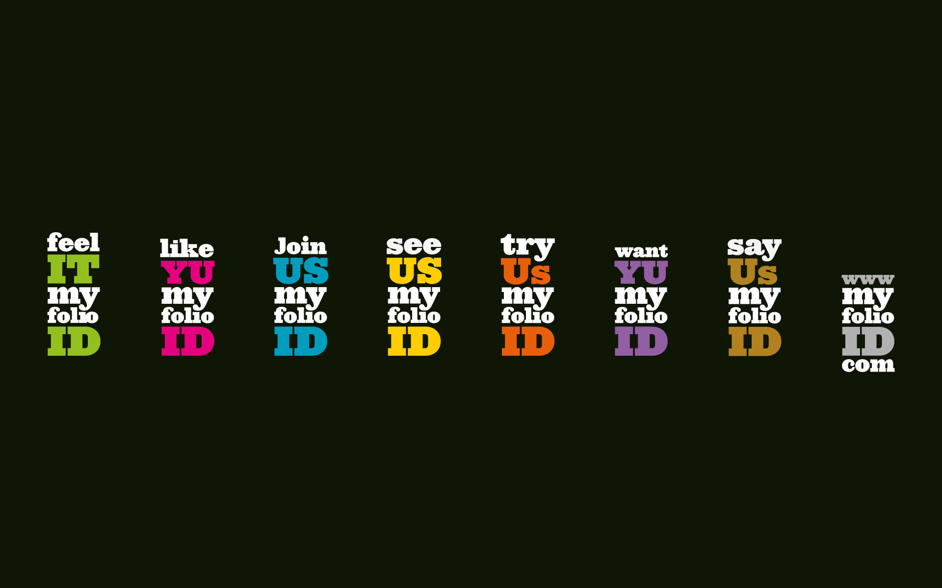 MyFolioID Branding Logo Catch Phrases