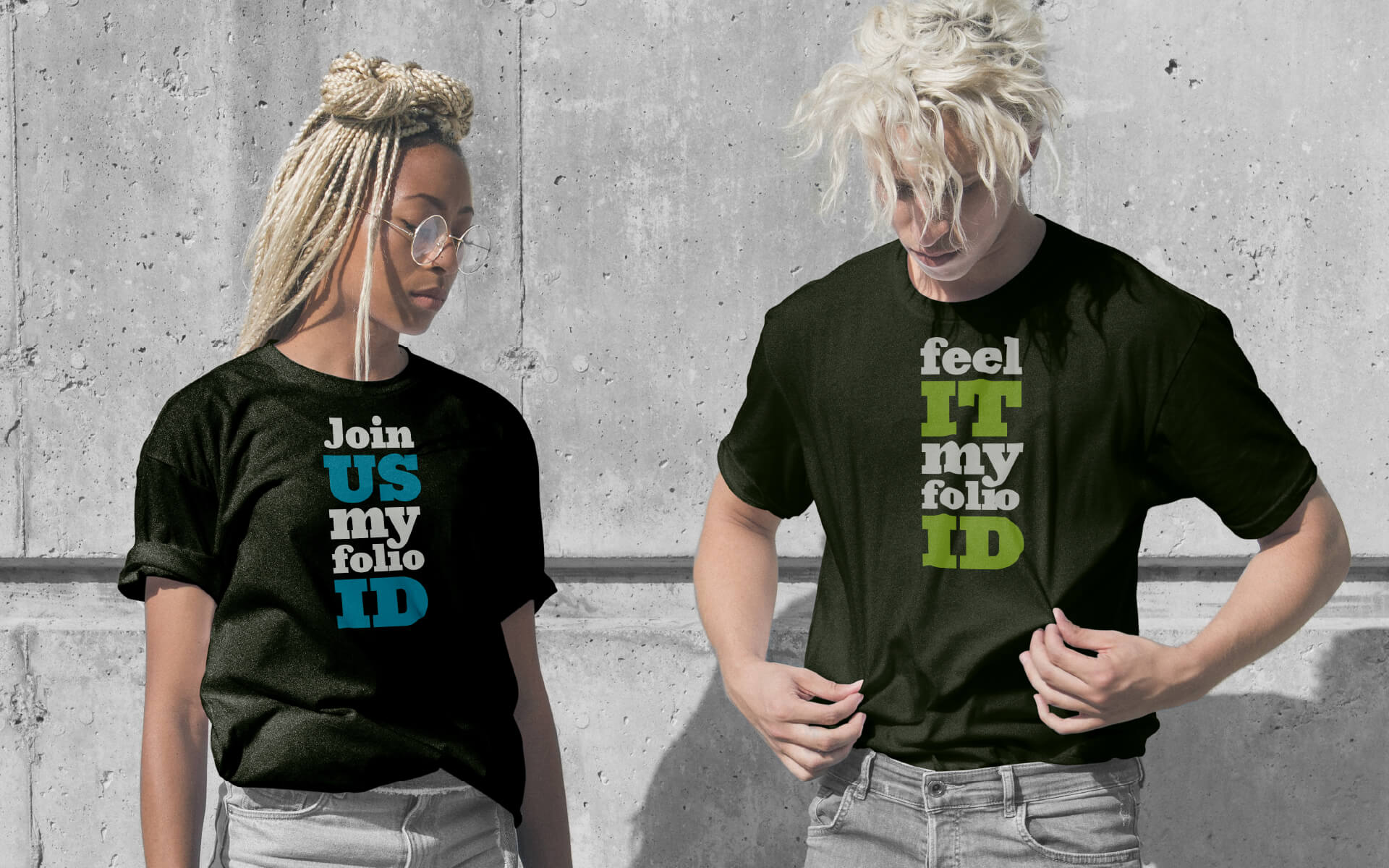 MyFolioID Branding Logo T-Shirts