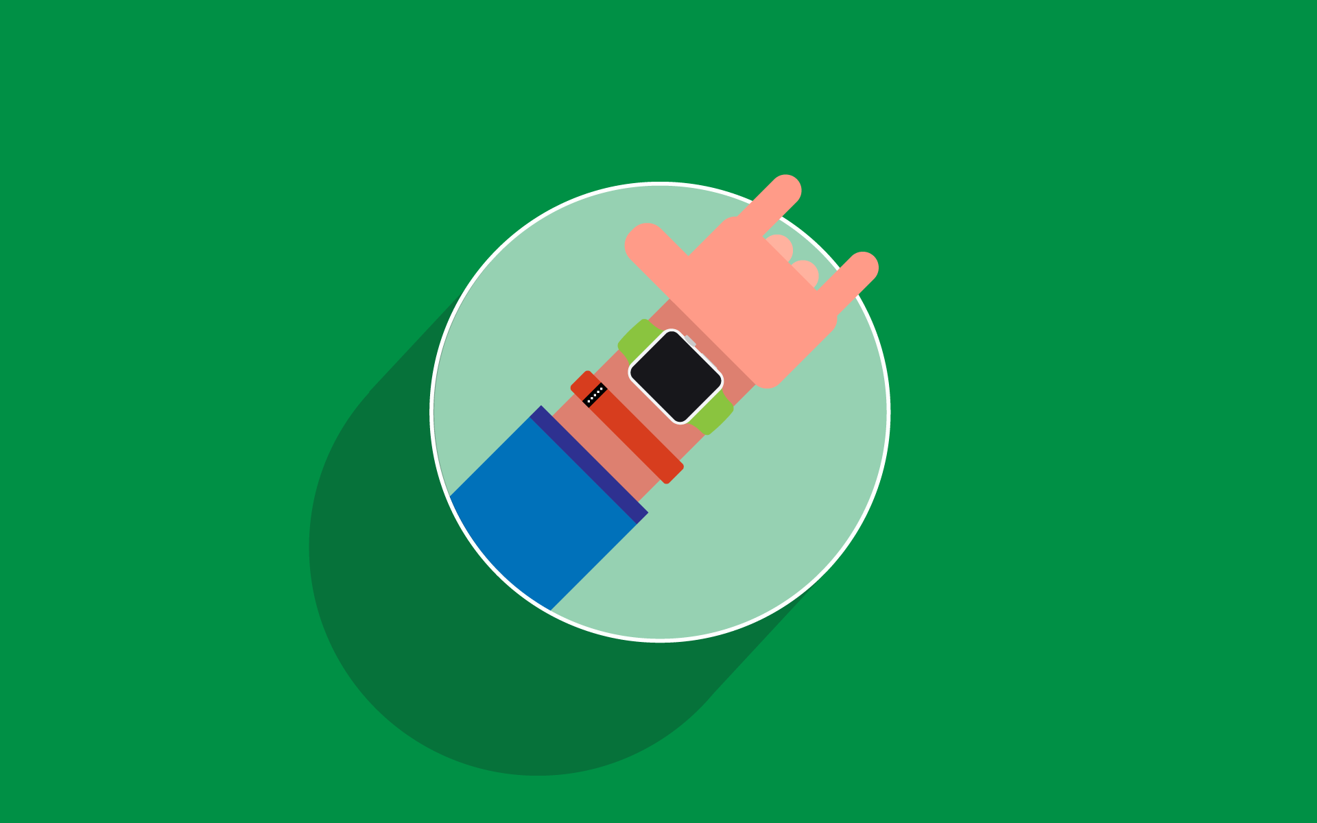 Wearable Market Infographic Illustration Detail