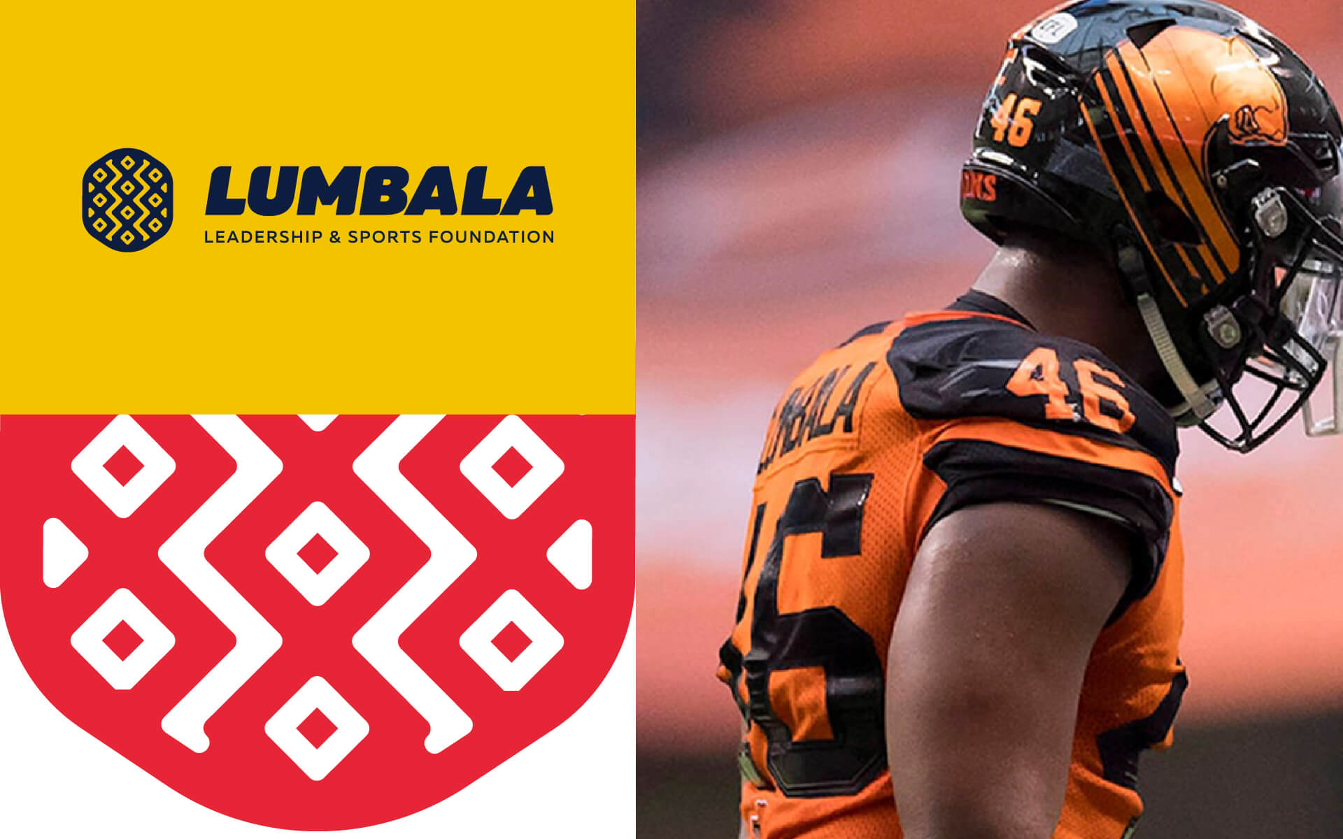 Lumbala Leadership and Sport Foundation Branding Application with image