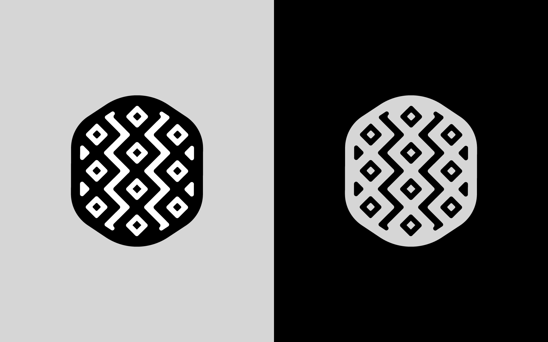 Lumbala Leadership and Sport Foundation Logo Shield Positive and Negative