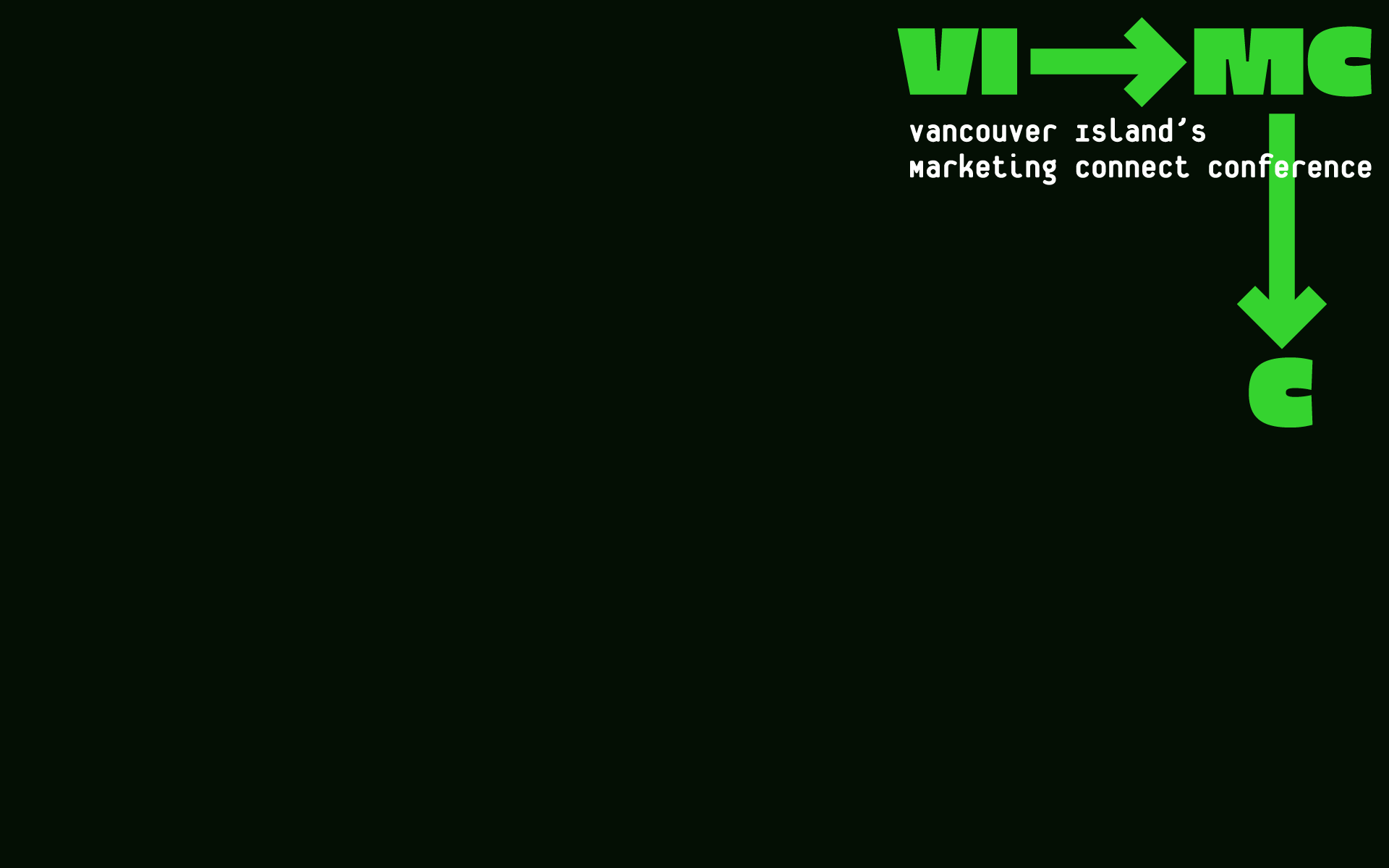 Vancouver Island Marketing Connect Logo Position