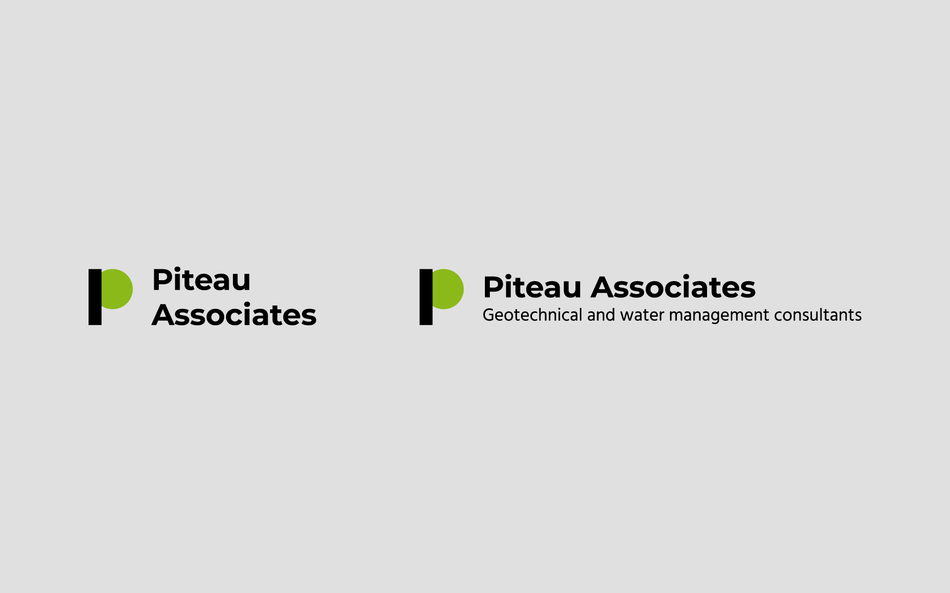 Piteau Logo Composition Variation
