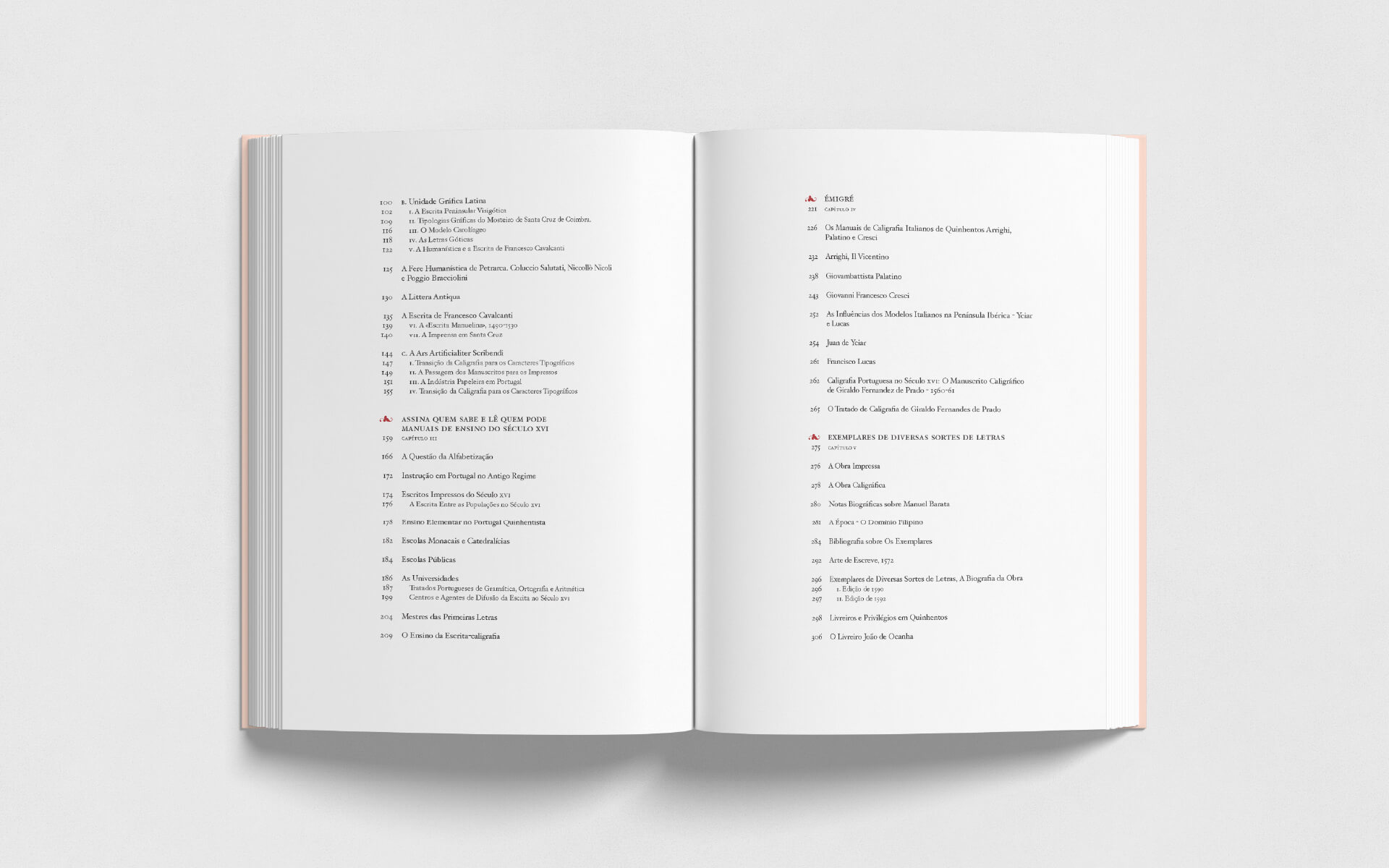 Arte de Escrever Table of Content 2