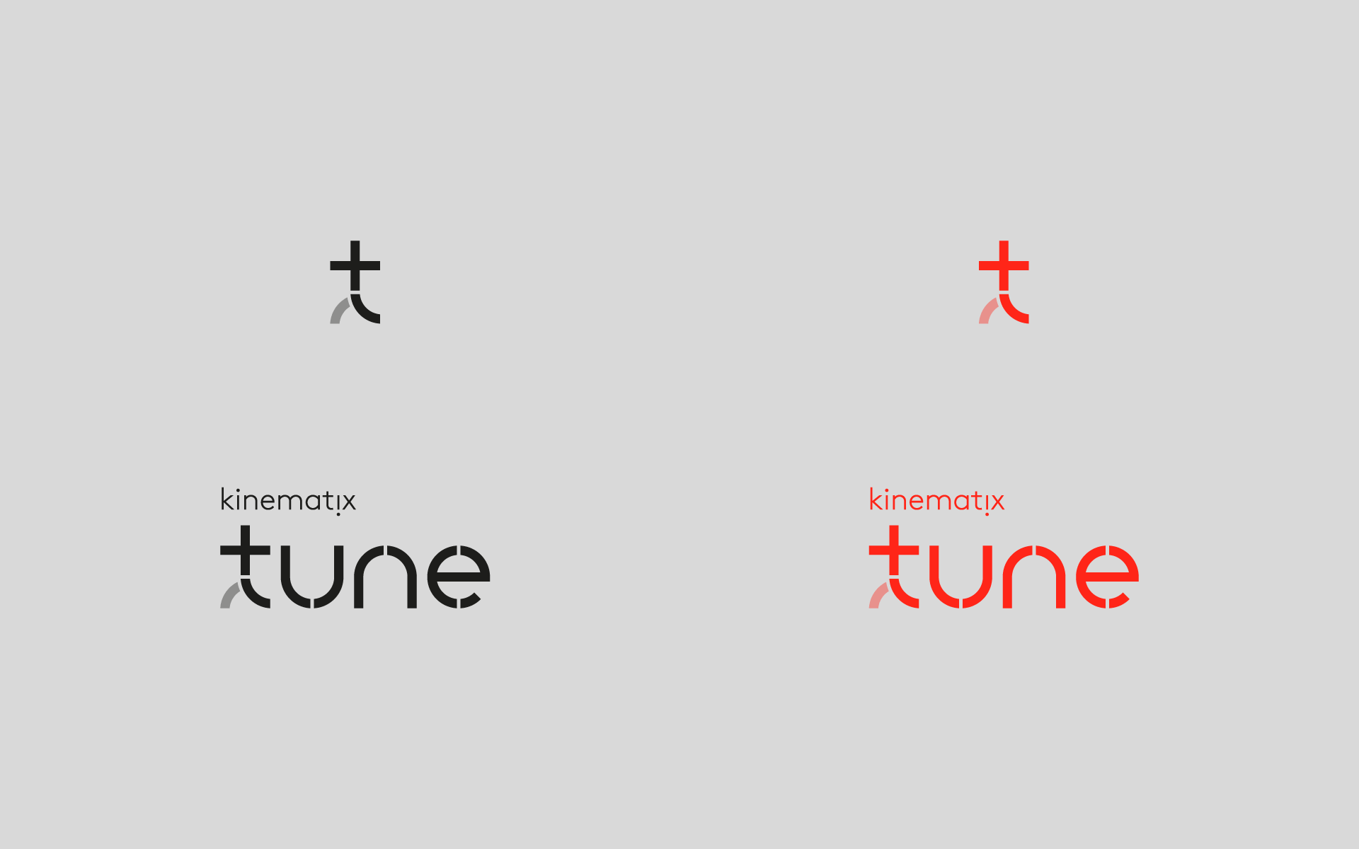 Kinematix Tune Logo Branding One Color
