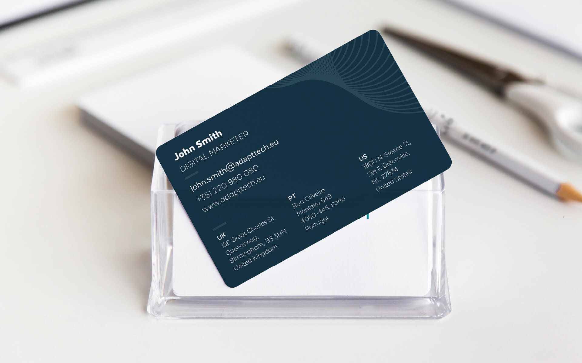 Adapttech Business Cards