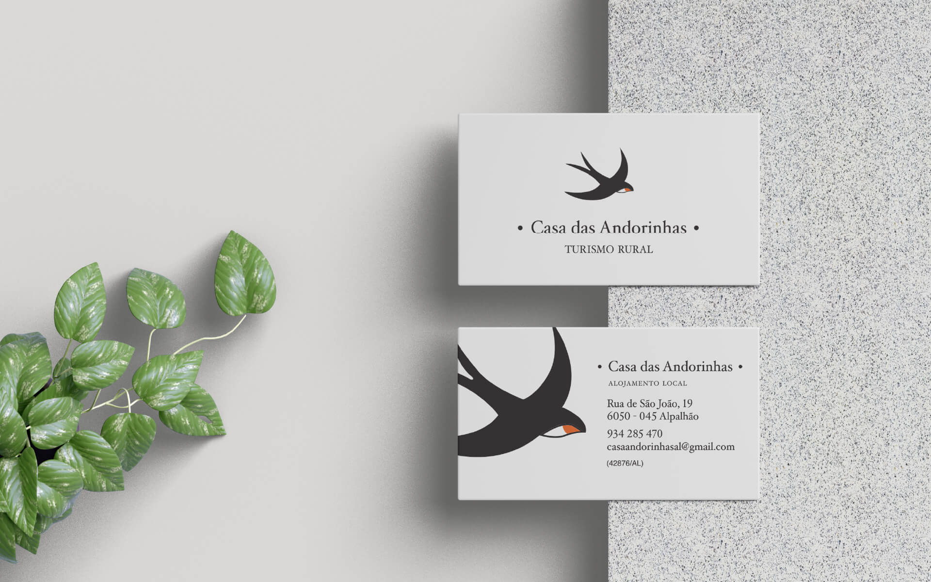 Logo Casa das Andorinhas Business Card
