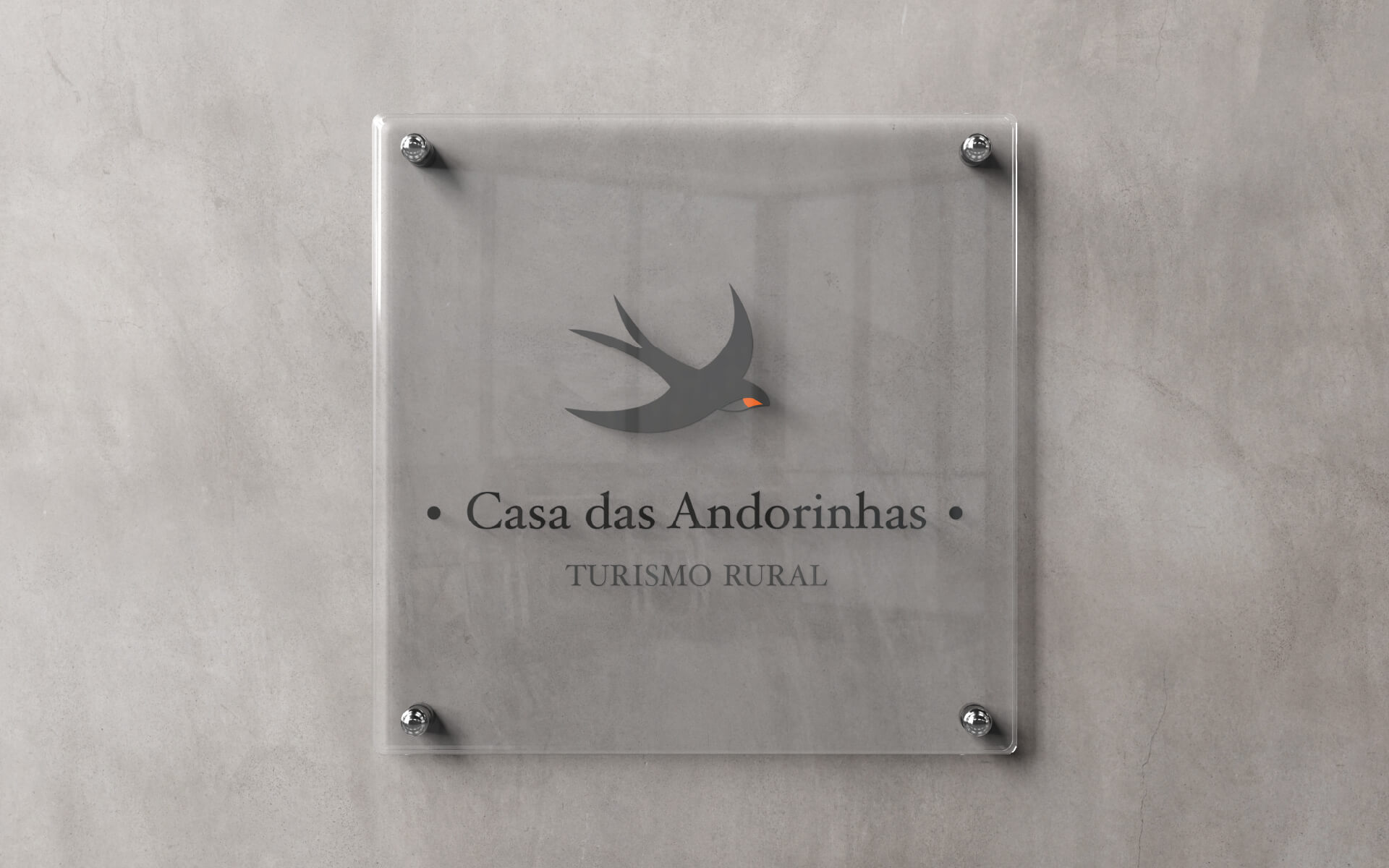 Logo Casa das Andorinhas Welcome Plate
