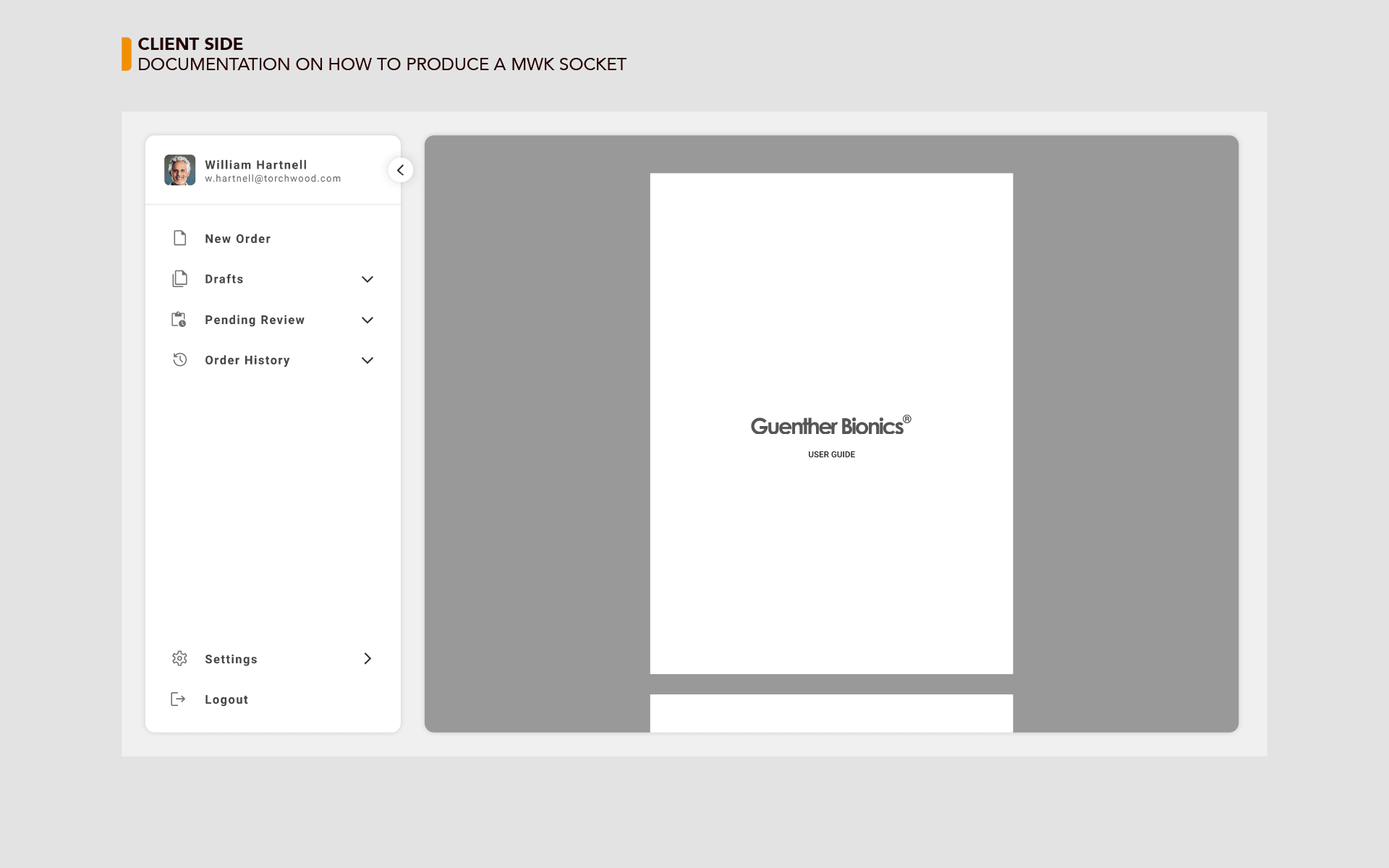 MWK App - Client Side - Documentation